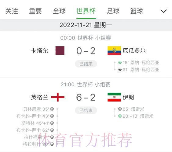 世界杯实时比分查询入口